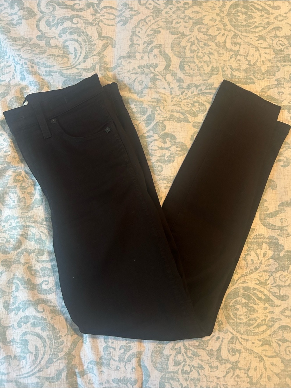 Madewell 10” High Rise Skinny Black Denim